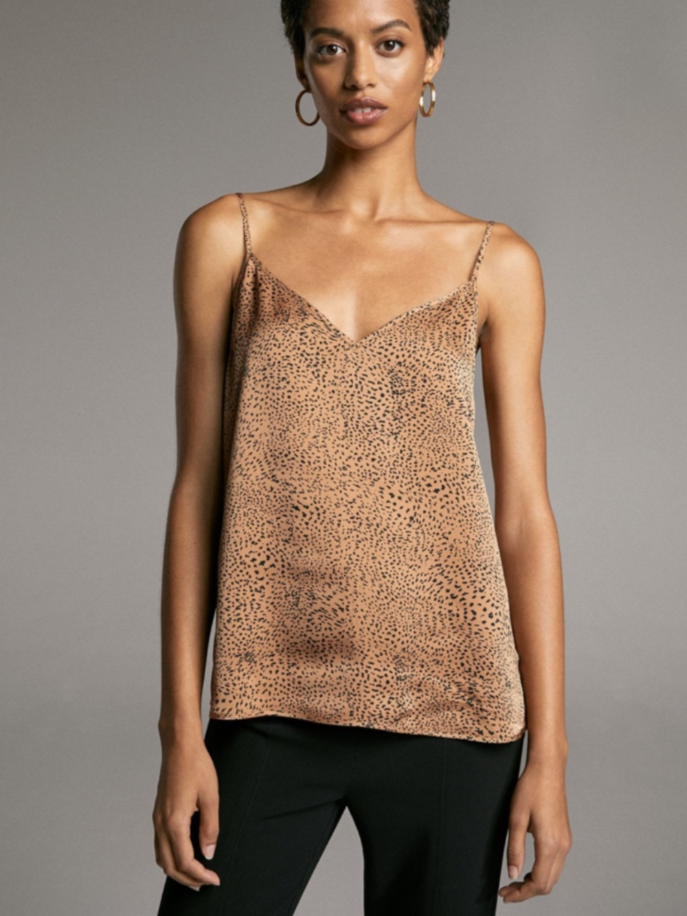 Babaton everly camisole in leopard